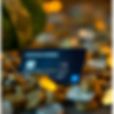 Visual representation of cash back benefits from credit cards