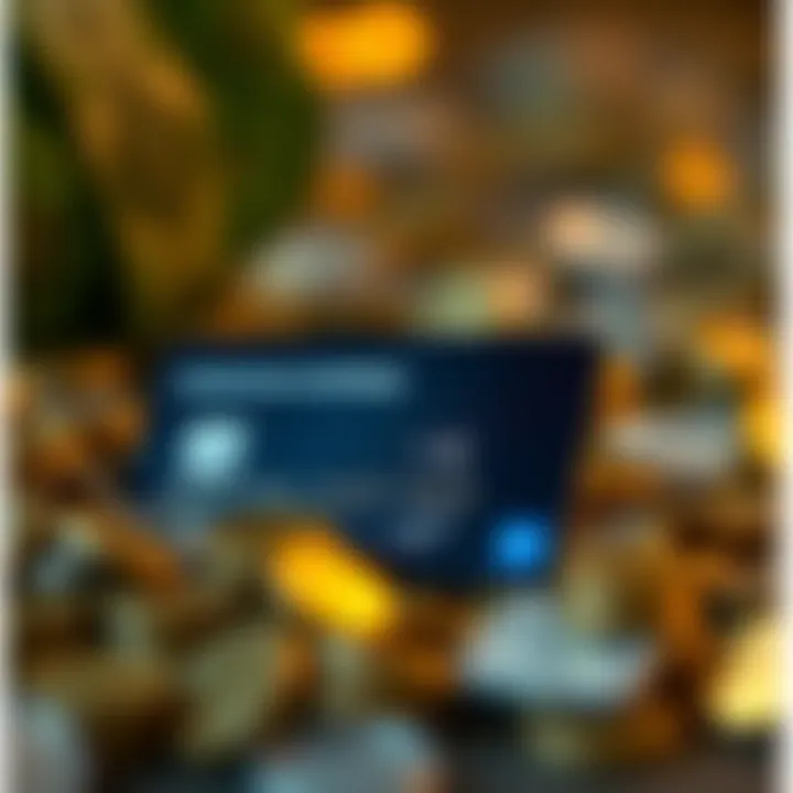 Visual representation of cash back benefits from credit cards