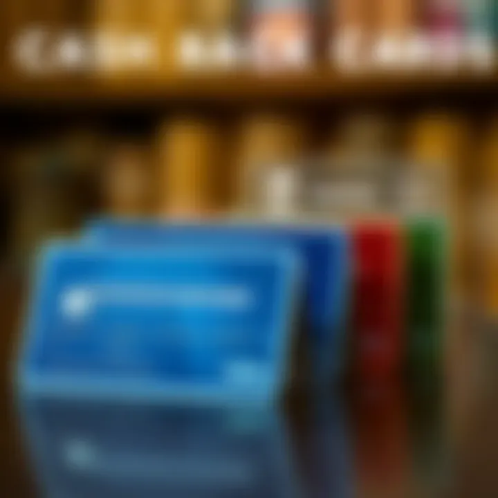 Comparison chart of different American Express cash back credit cards