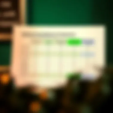 A comparison chart of various refinancing options available to homeowners.