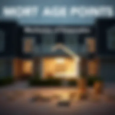 Diagram explaining the mechanics of mortgage points and their effects