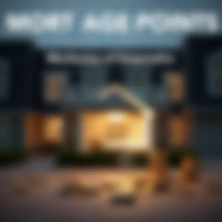 Diagram explaining the mechanics of mortgage points and their effects