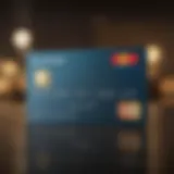 Illustration depicting the concept of a credit card with a minimal deposit