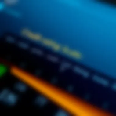 Visual representation of credit rating scale