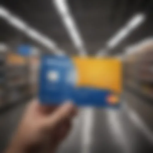 Walmart credit card graphic showcasing benefits