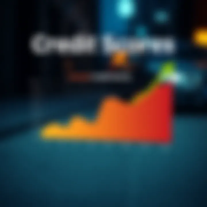 Impact of Credit Scores on Interest Rates Graph illustrating the impact of credit scores on interest rates