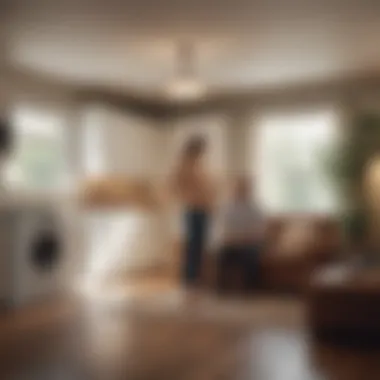 Maintaining Good Credit While Buying a Home A conceptual illustration of maintaining good credit during the home-buying journey.