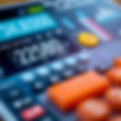 Mortgage Calculator Interface Overview Visual representation of a mortgage calculator interface