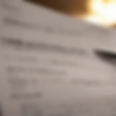 Mortgage Application Essentials A close-up of a mortgage application form with a pen