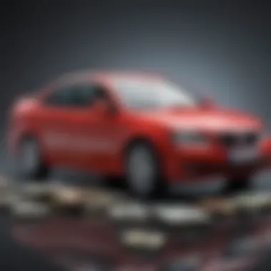 Factors Influencing Car Loan Payments Conceptual image depicting factors influencing car loan payments