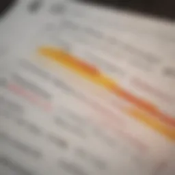 A close-up view of a credit report highlighting key metrics.