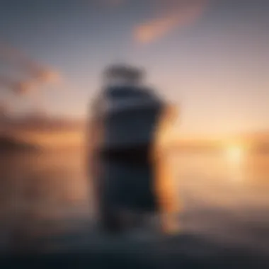 A tranquil scene of a boat at sunset, representing the ultimate goal of boat ownership.