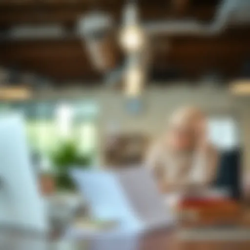 Business owner reviewing loan eligibility criteria