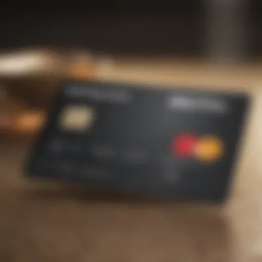 Visual comparison of credit card features