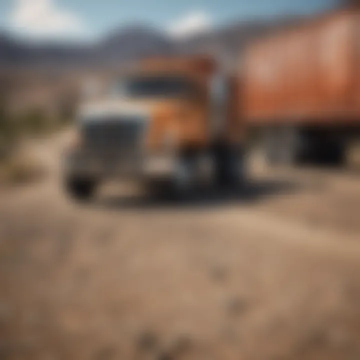 Graph illustrating truck loan interest rates trends
