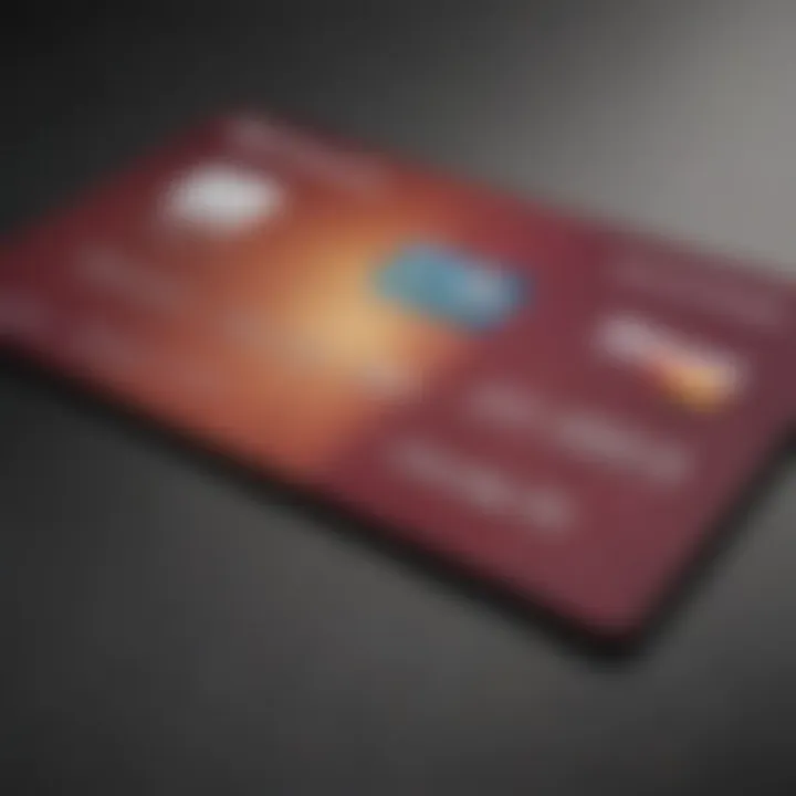 Illustration of thick debit card showcasing its unique design