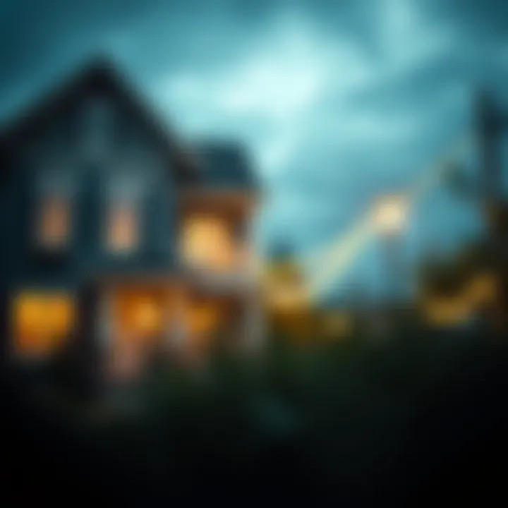 Visual representation of credit score impact on mortgage options