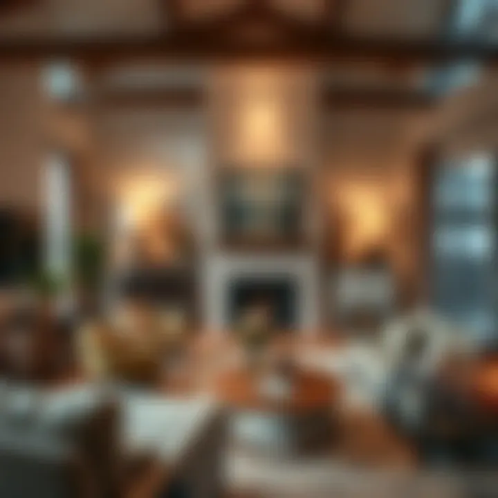 Cozy living room showcasing a modern home interior