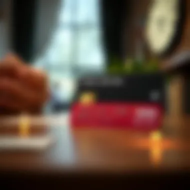 A visual representation of credit card balance concepts