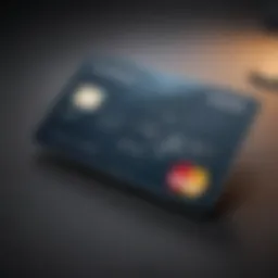 Futuristic credit card design showcasing advanced technology