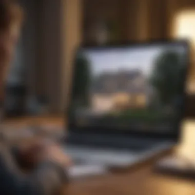 Financial Planning for Homebuyers Person analyzing financial data on a laptop